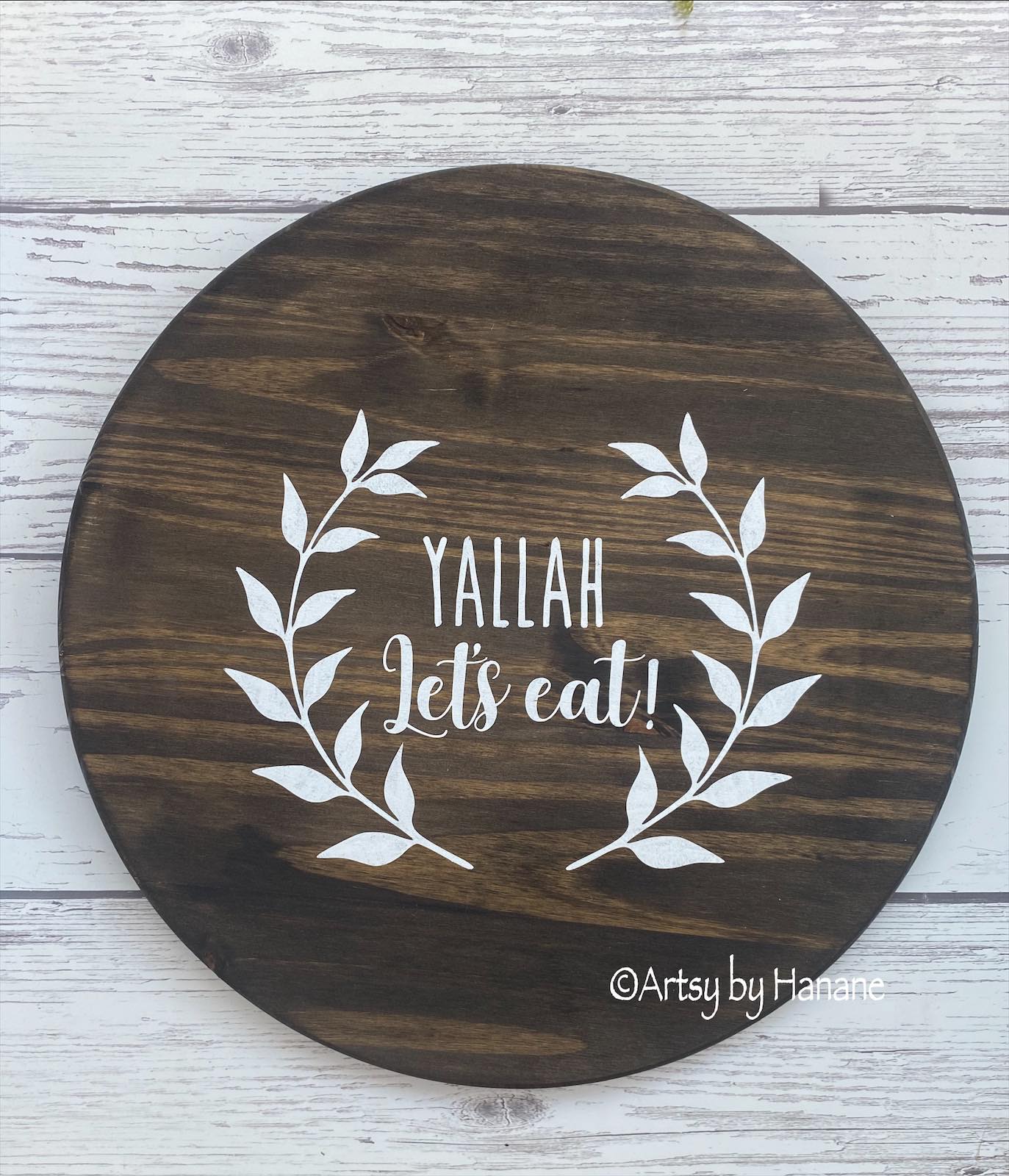 Lazy Susan-Yallah let's eat! (Centered)