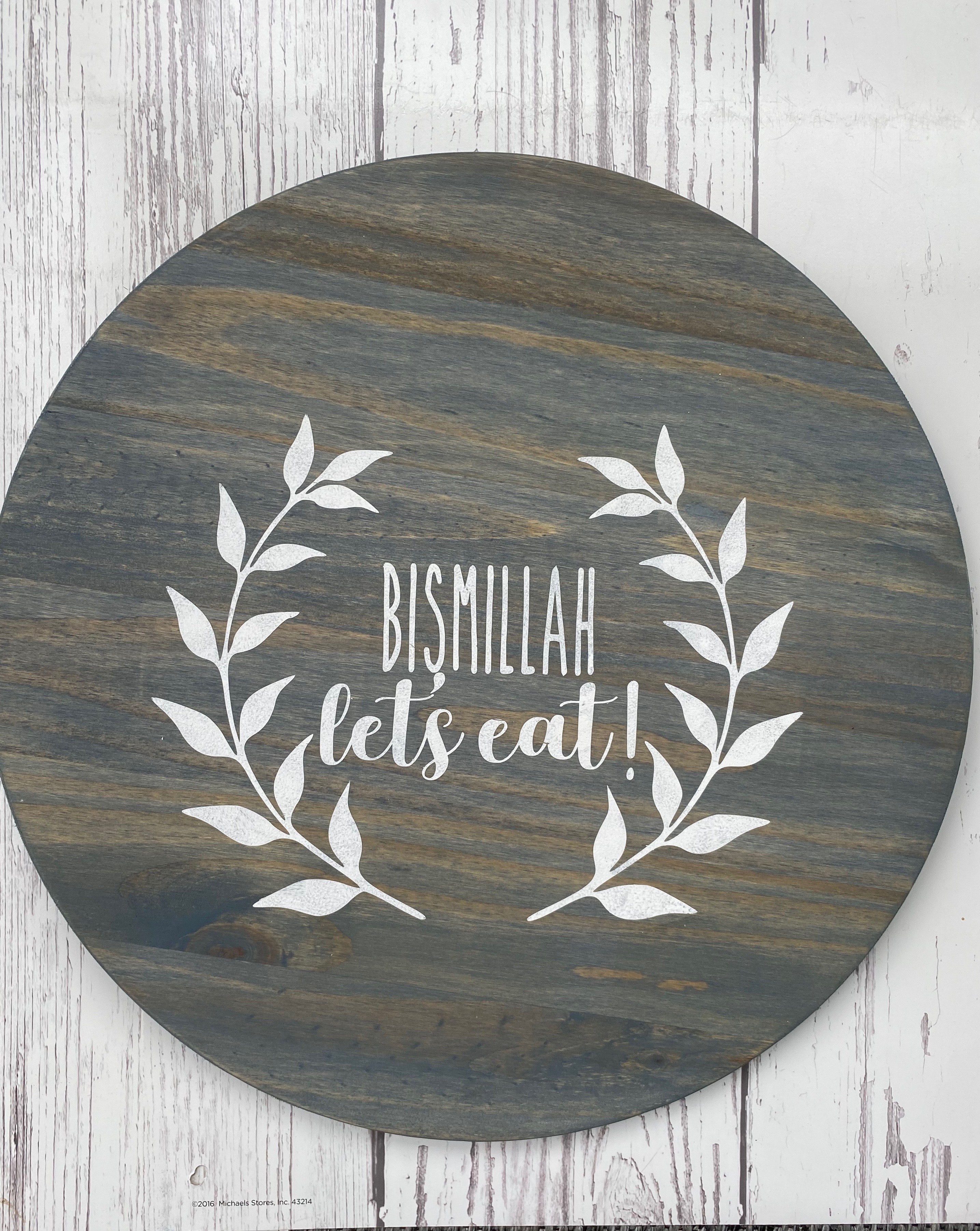 “Bismillah Let’s Eat” Lazy Susan