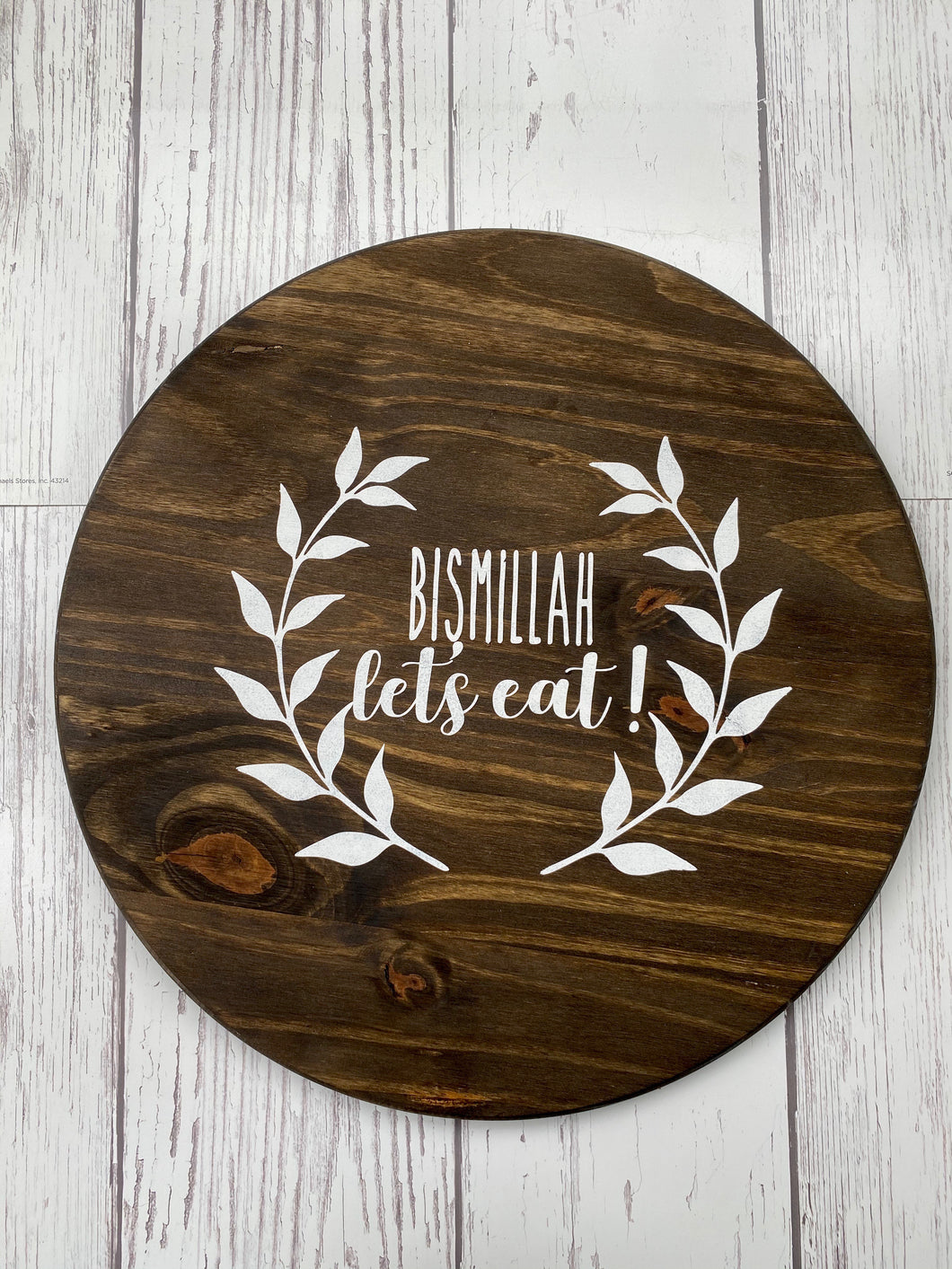 “Bismillah Let’s Eat” Lazy Susan